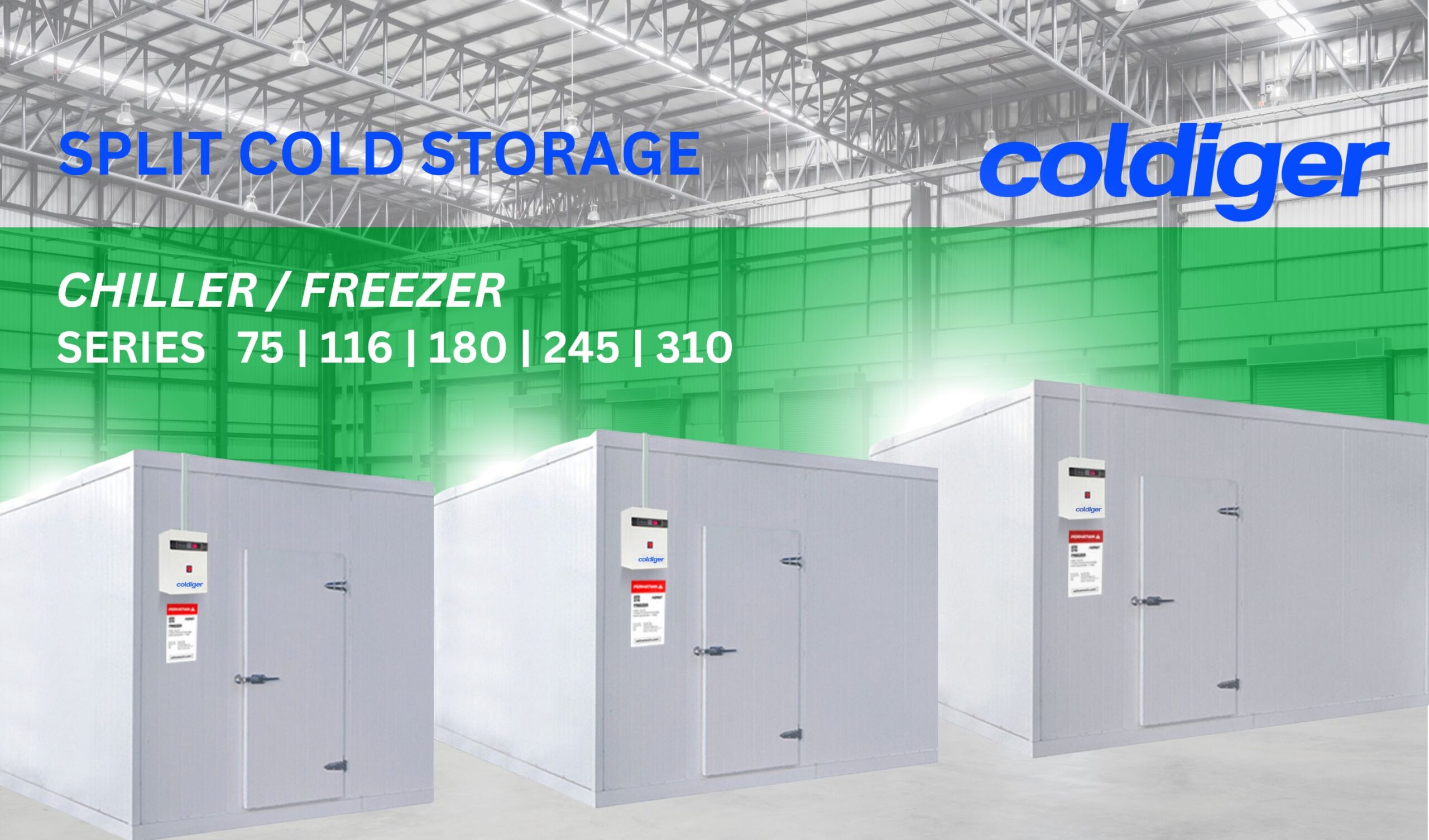 SPLIT COLD STORAGE SET COLDIGER